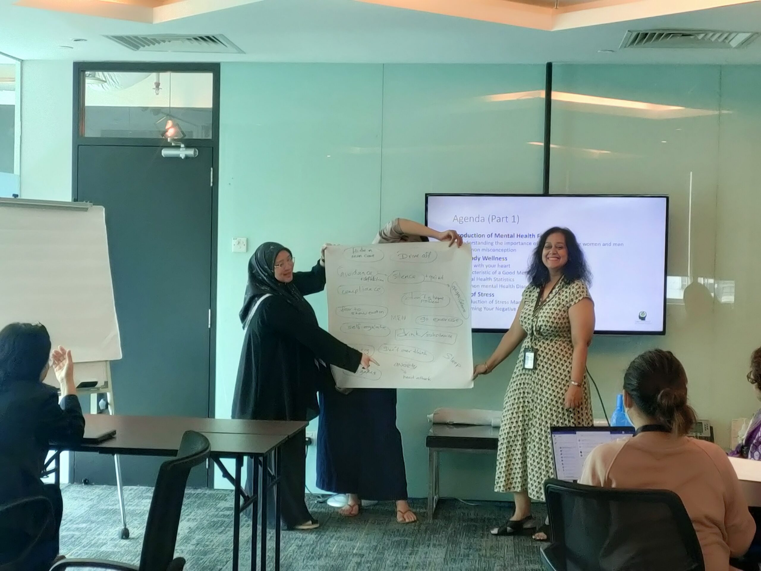 Mental health first aid session
